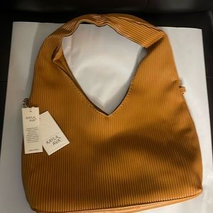 Brand new Kayla + Ava Vegan Leather Copper colored shoulder bag